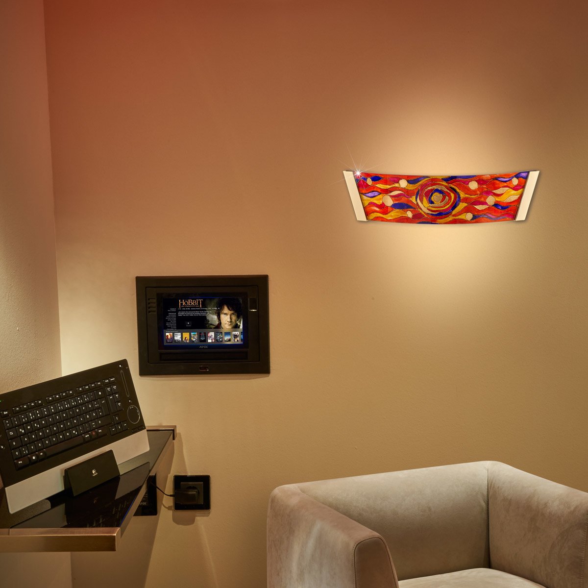 Kolarz 2295.62.3/aq40 BARCA Wall Light