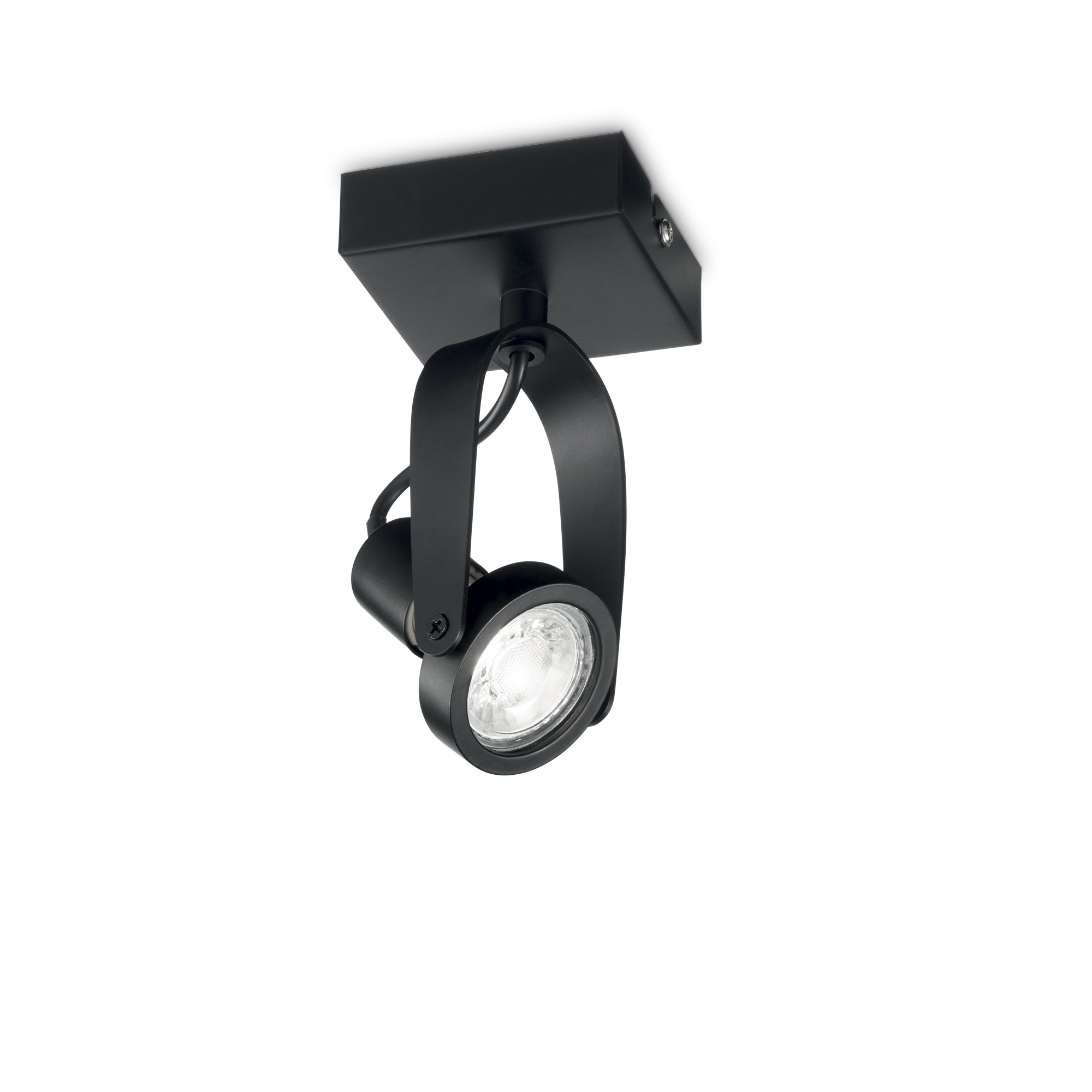 Ideal Lux 229560,Category_Flush Ceiling Lights,TECNICO,Finish_ GLIM COMPACT PL1 NERO