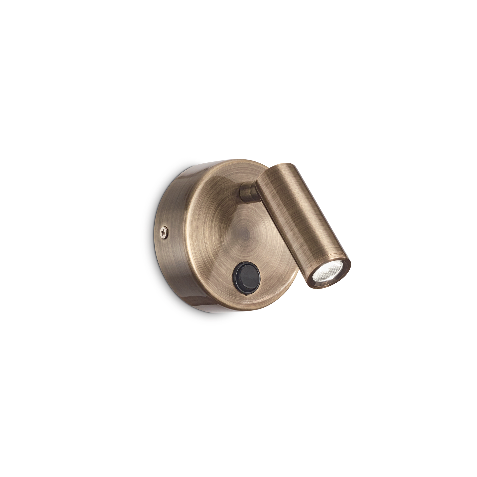 Ideal Lux 233680,Category_Wall Lights,MODERNO,Finish_ PAGE AP ROUND BRUNITO