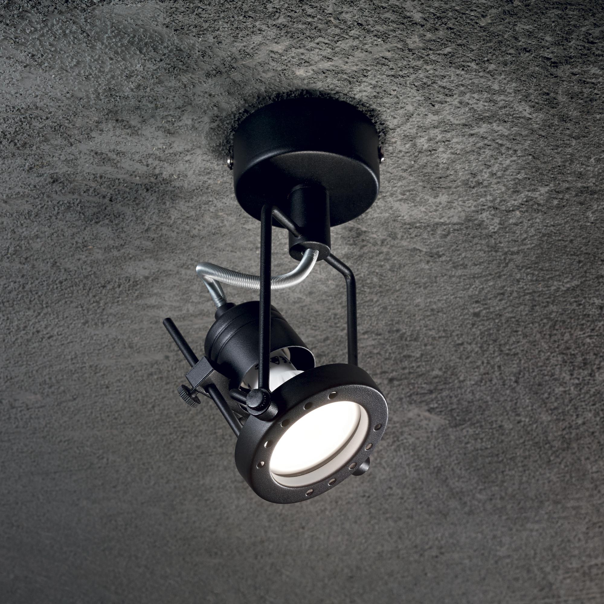 Ideal Lux 237039,Category_Flush Ceiling Lights,TECNICO,Finish_ SLIDE PL1 NERO