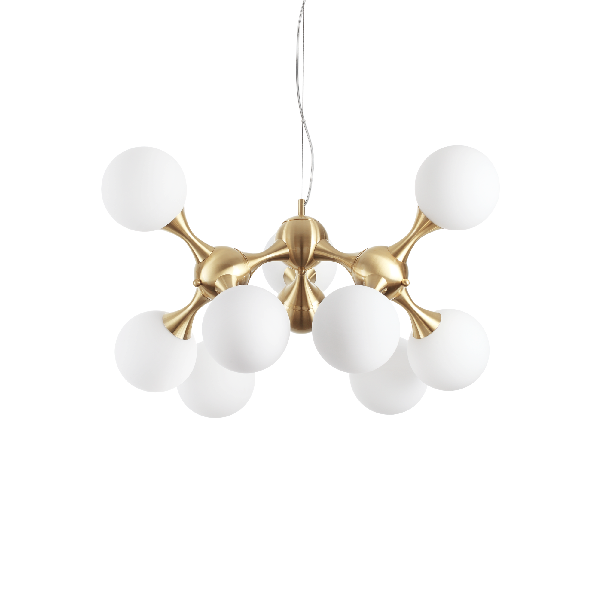 Ideal Lux 241036,Category_Wall Lights,MODERNO,Finish_ NODI SP9 OTTONE SATINATO