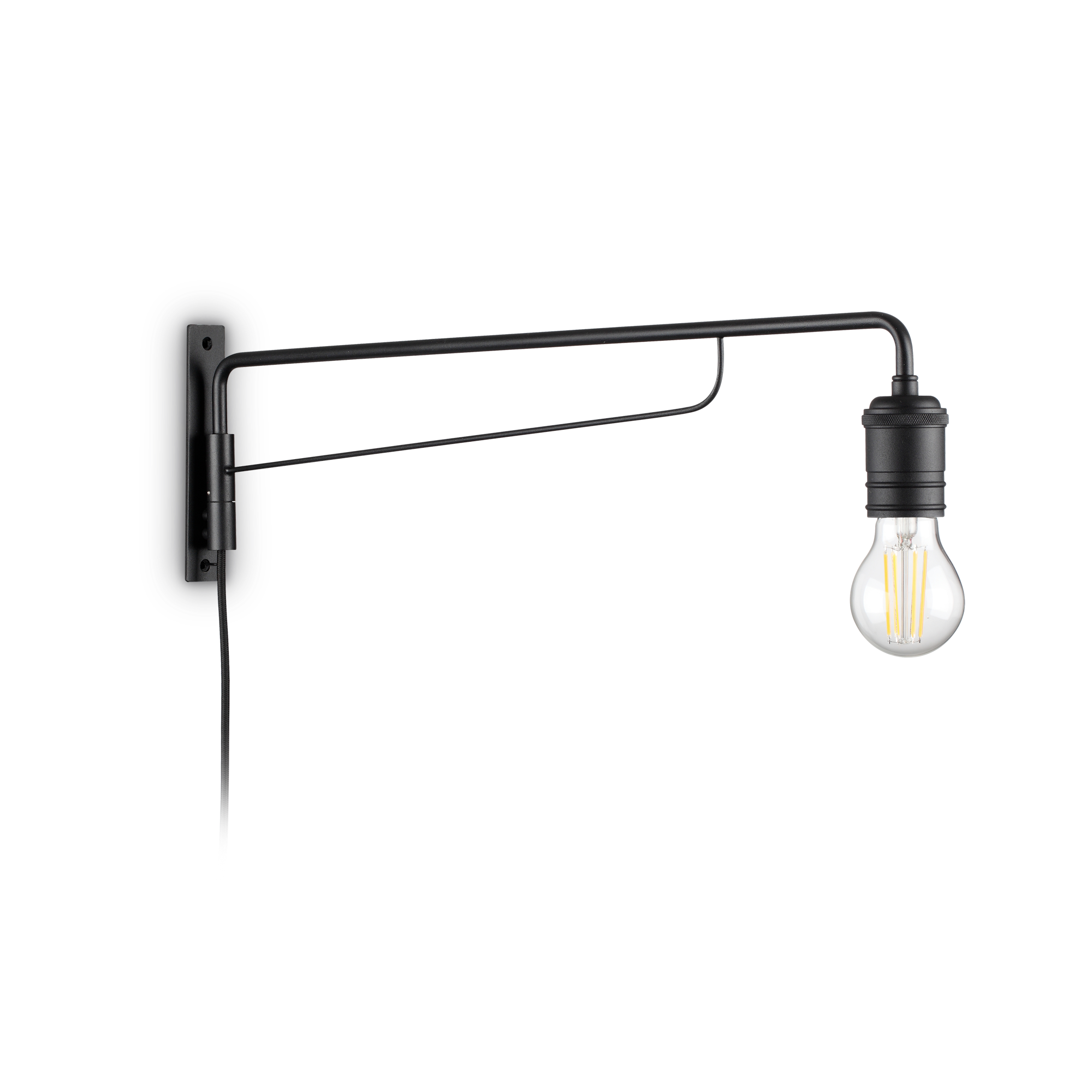Ideal Lux 242392,Category_Wall Lights,CLASSICO,Finish_ TRIUMPH AP1 NERO