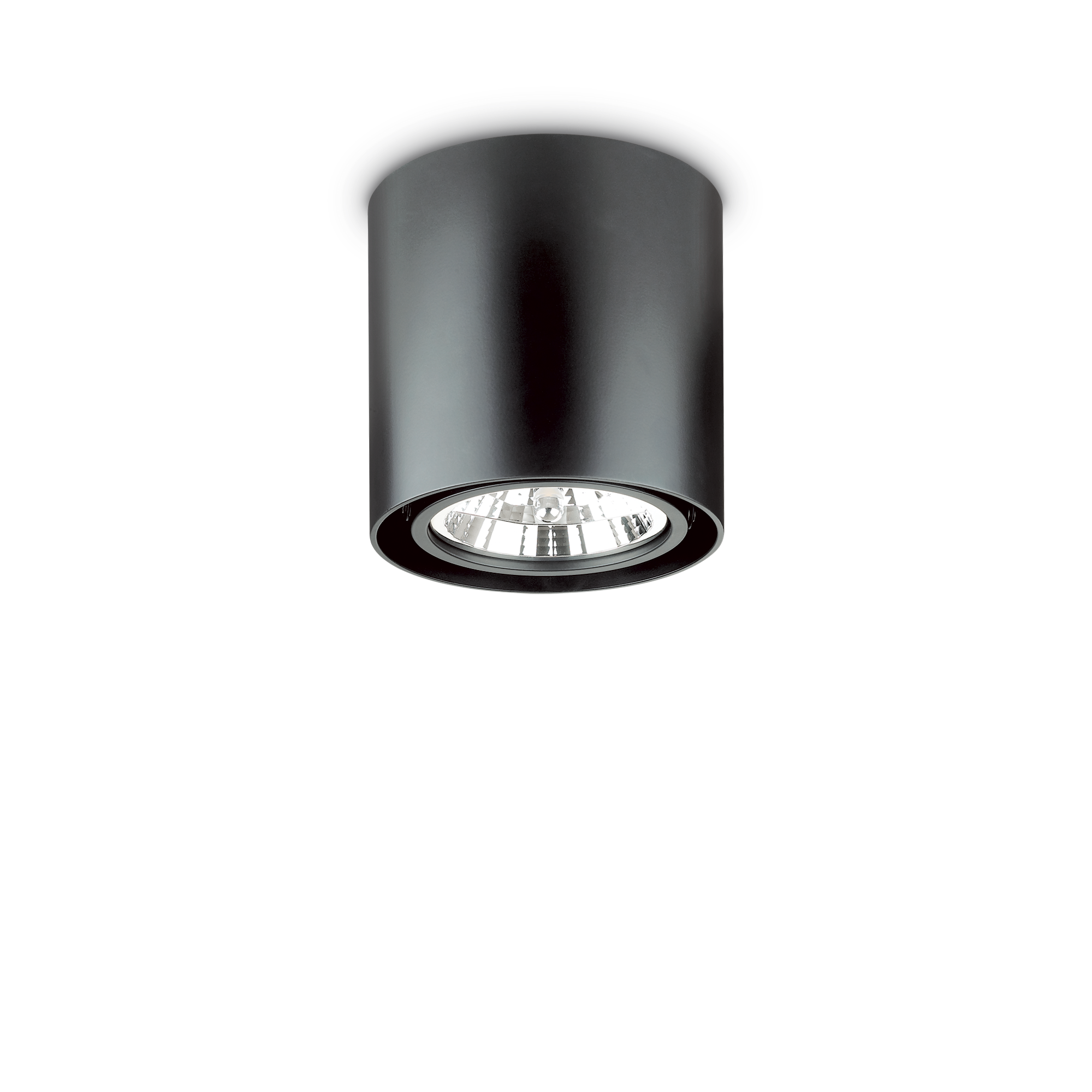 Ideal Lux 243450,Category_Flush Ceiling Lights,TECNICO,Finish_ MOOD PL1 D15 ROUND NERO