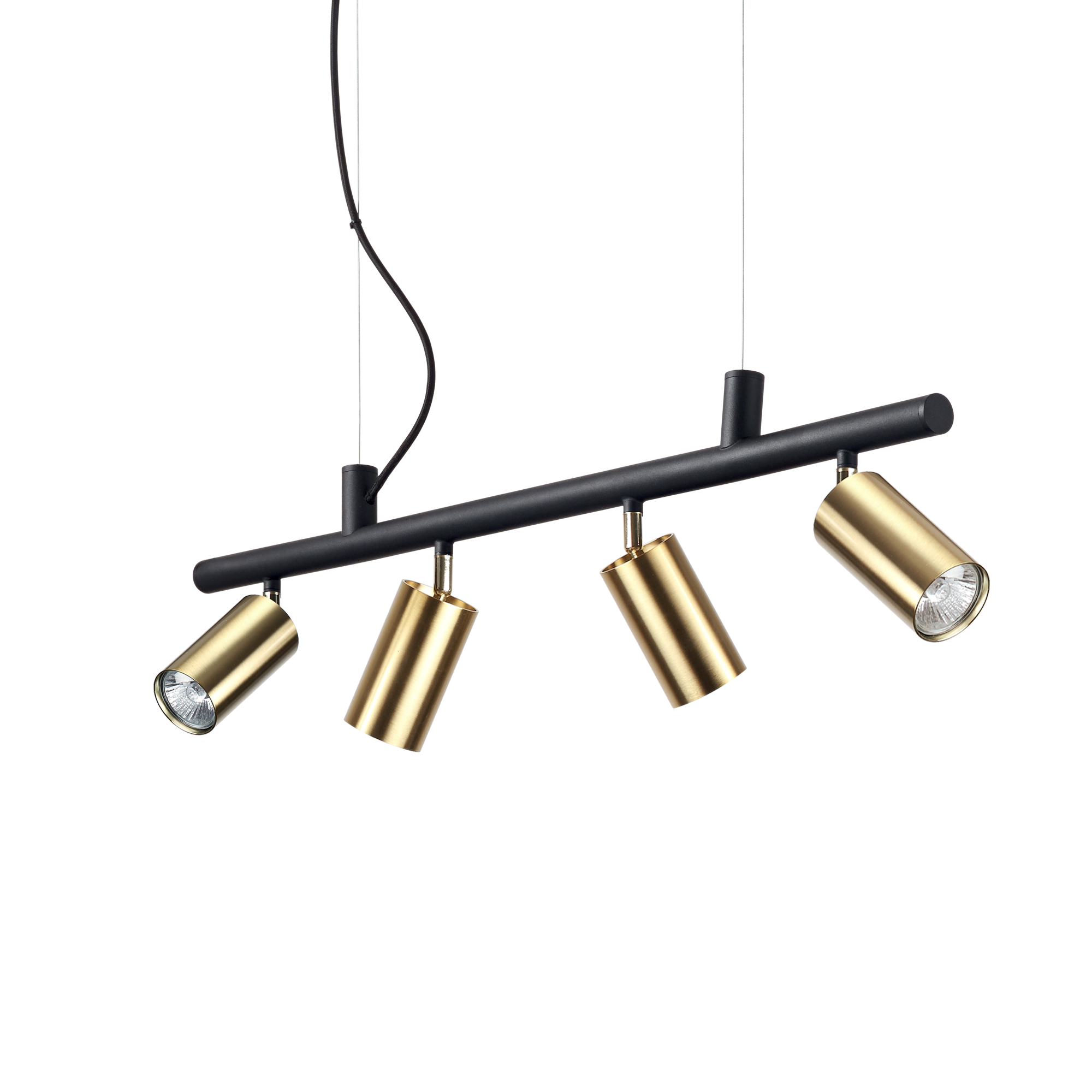 Ideal Lux 244624,Category_Pendants,MODERNO,Finish_ DYNAMITE SP4 OTTONE SATINATO