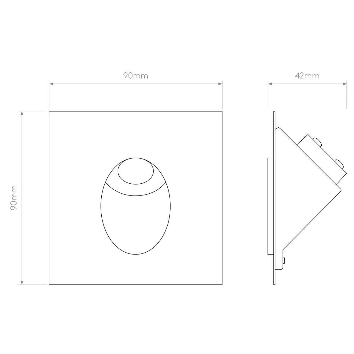 Trimless LED Marker Light