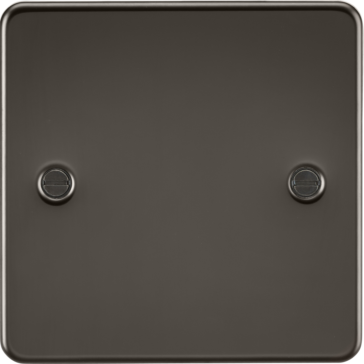 Flat Plate 1G blanking plate - gunmetal