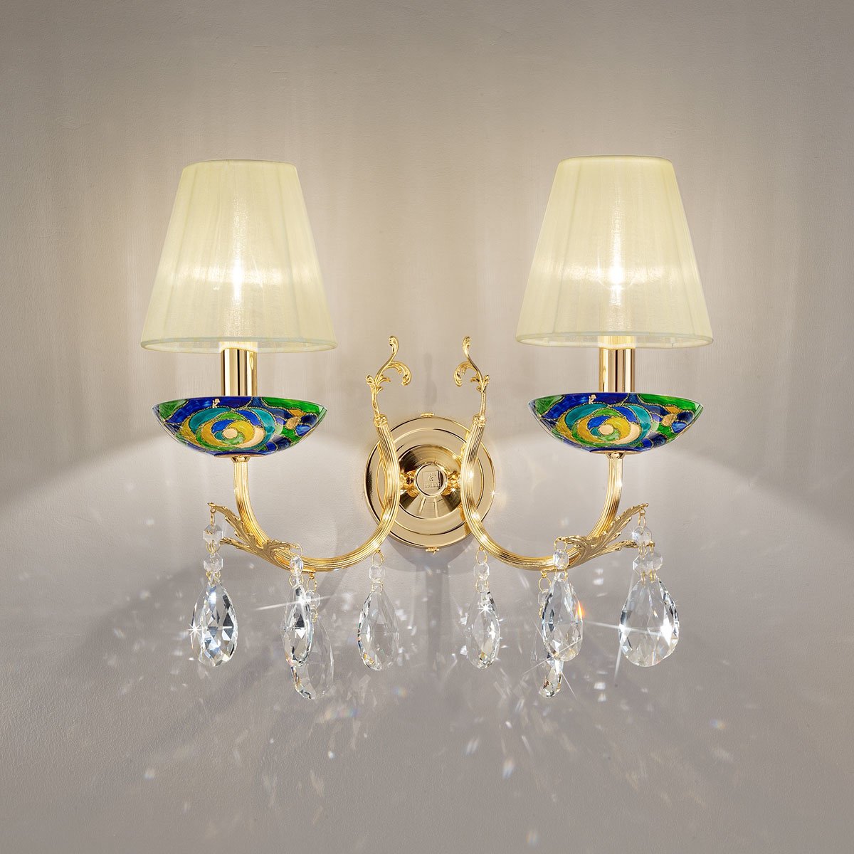 Kolarz 3003.62.3.KoT/aq70 VICTORIA 2 Wall Light