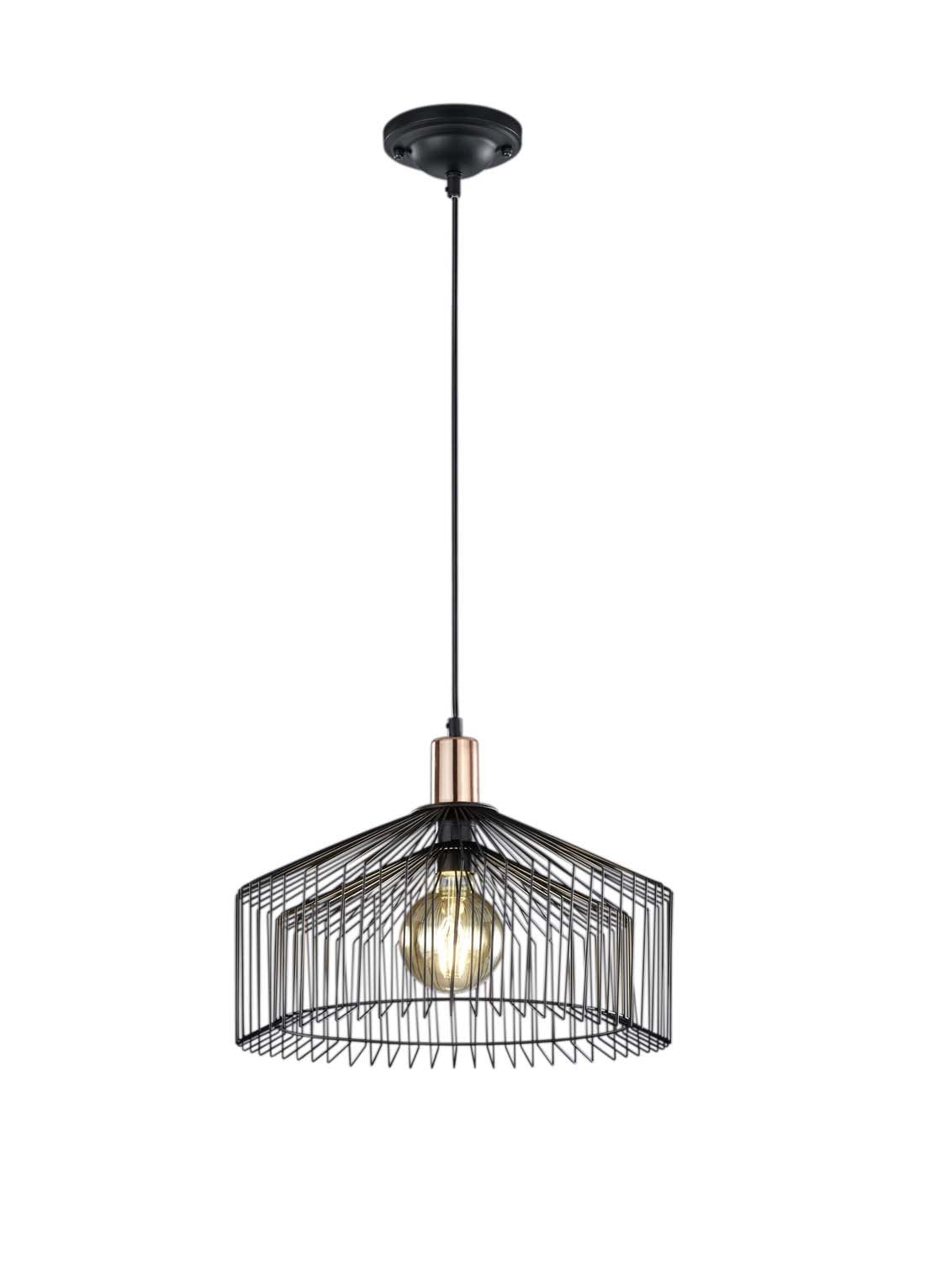Tanja E27 60W wire shade pendant