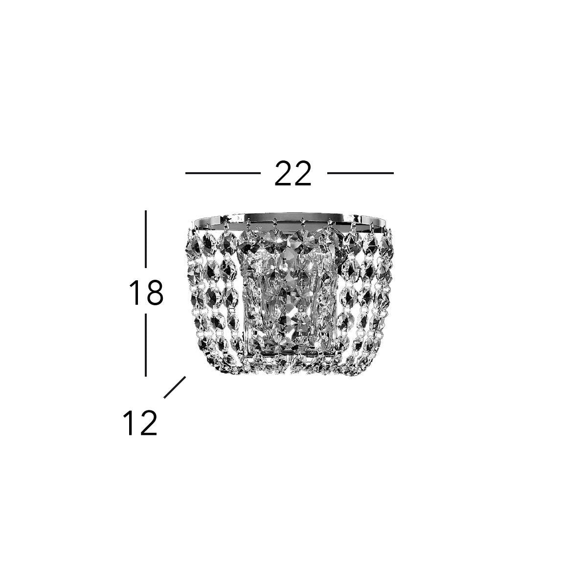 Kolarz 3161.62/22 SCHÖNBRUNN Wall Light