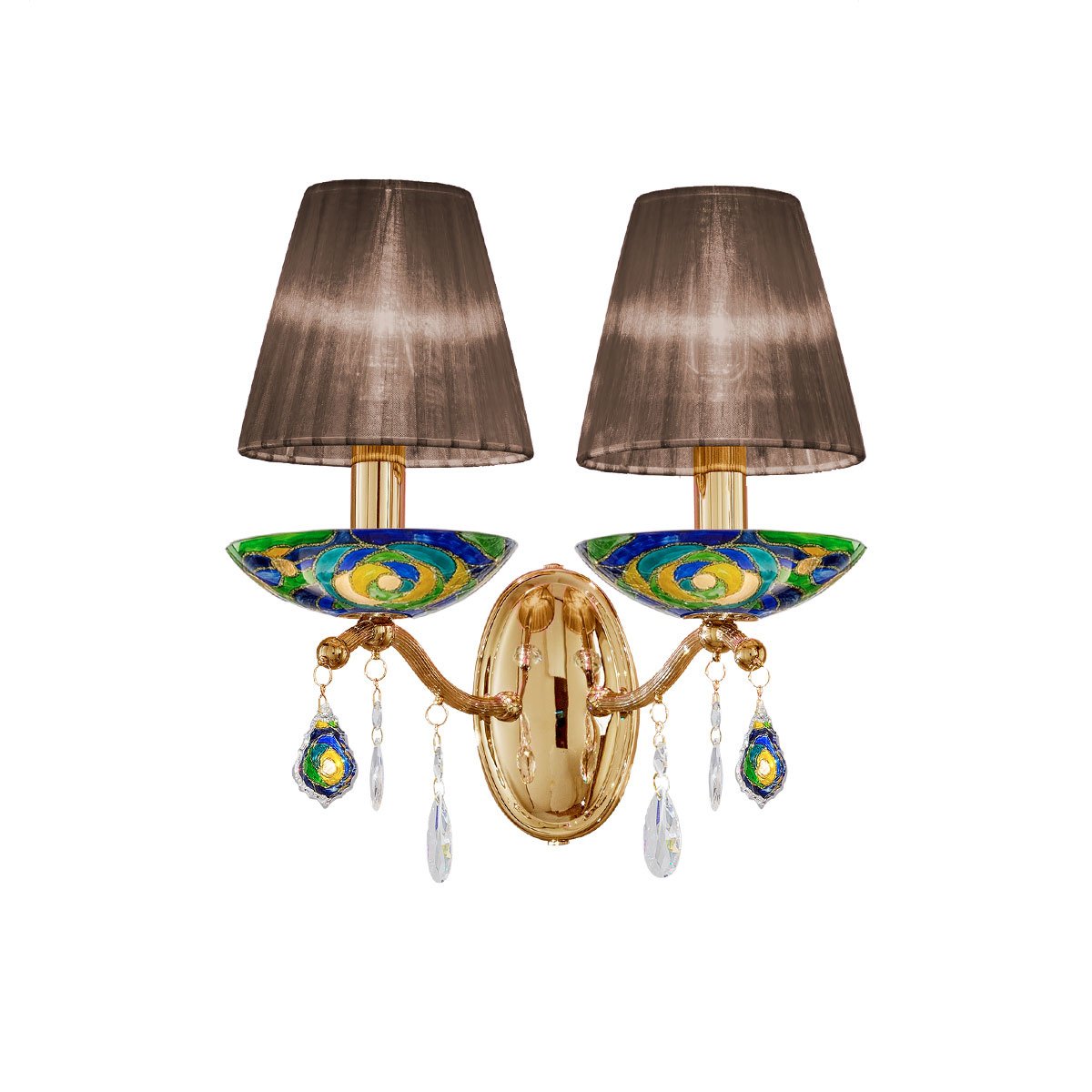 Kolarz 3234.62.3.WKpT/aq70 CARMEN 2 Wall Light