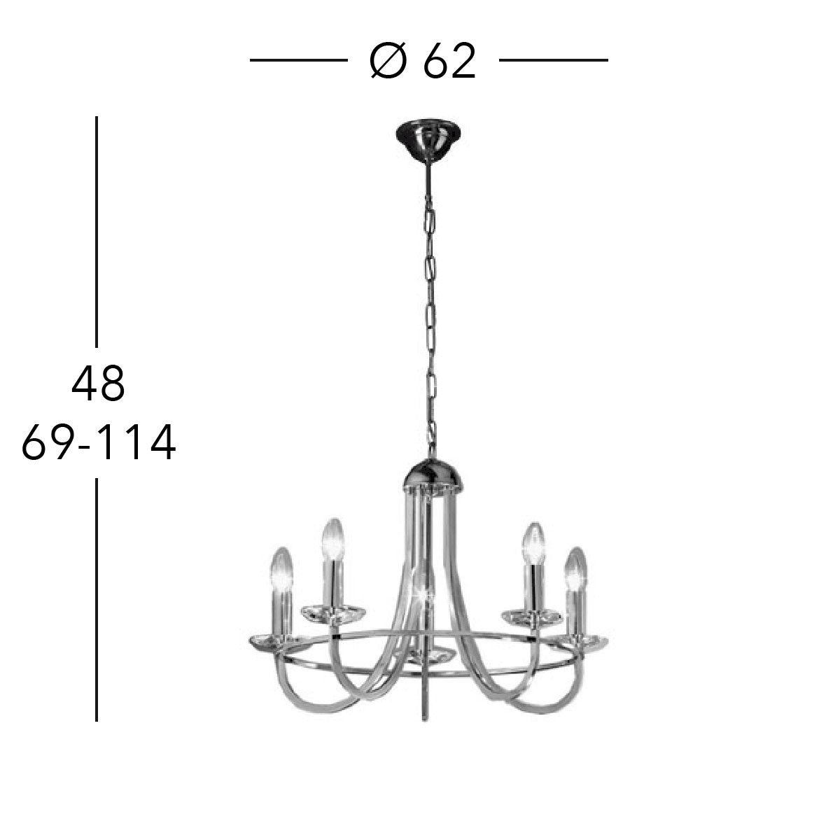 Kolarz 330.85.8C IMPERIAL Chandelier