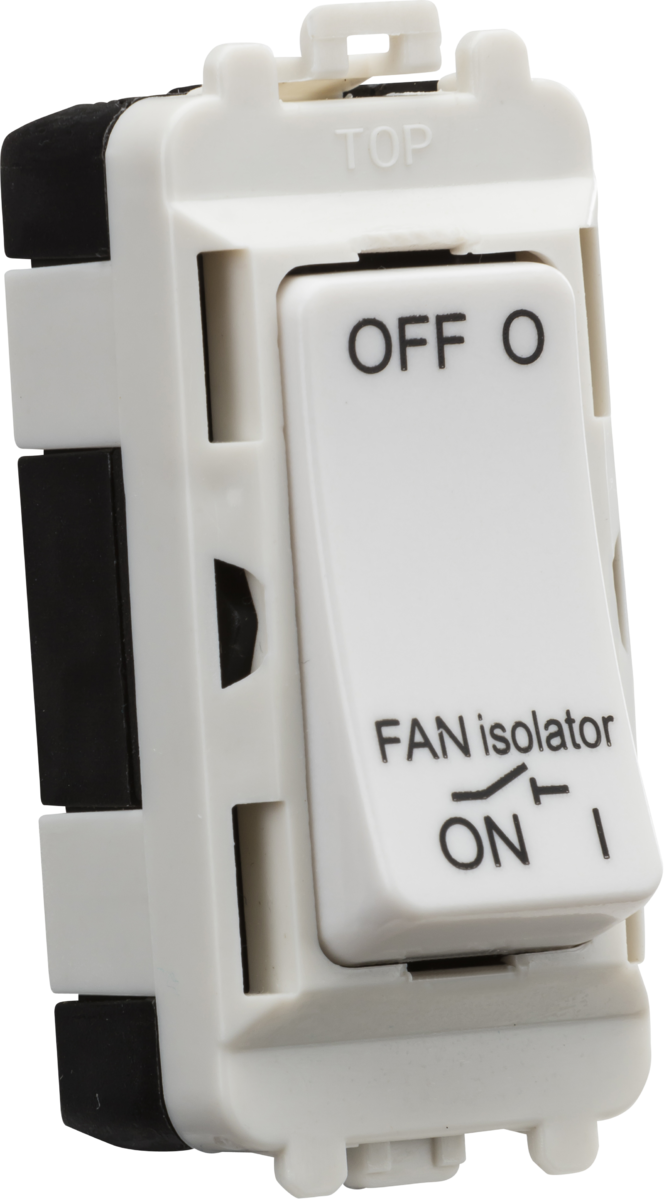 10A Fan Isolator Module - White