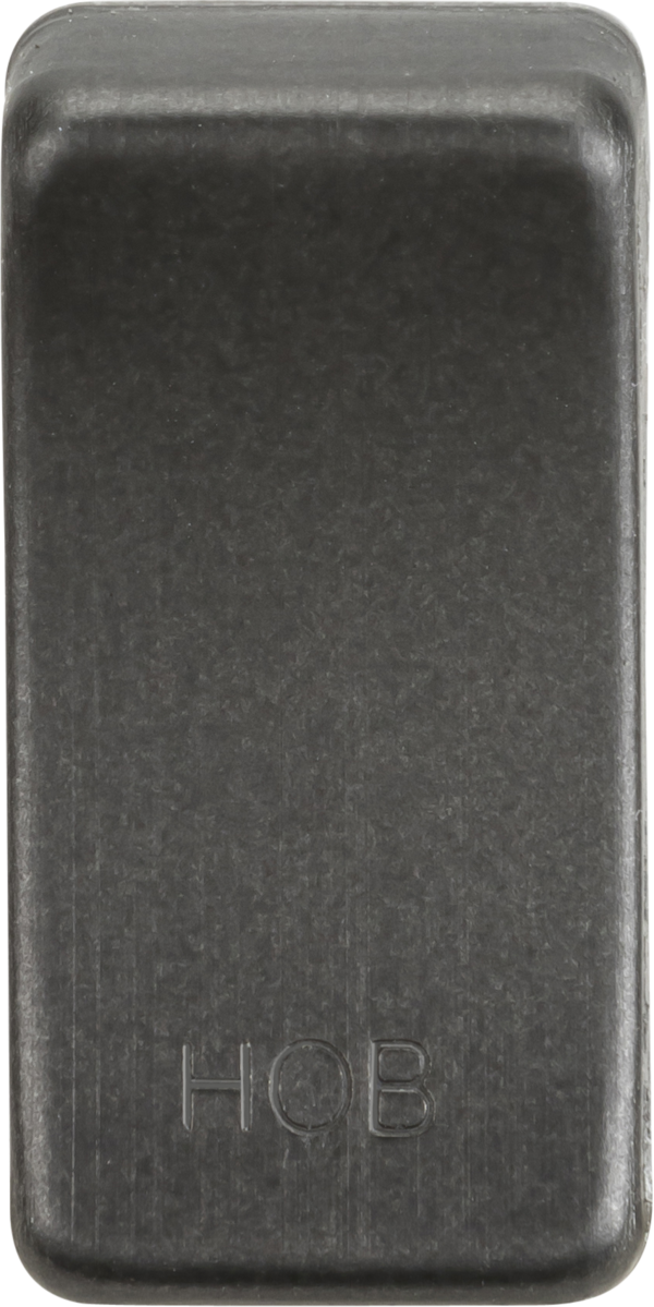 Switch cover "marked HOB" - smoked bronze