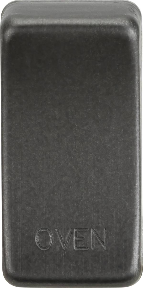 Switch cover "marked OVEN" - smoked bronze