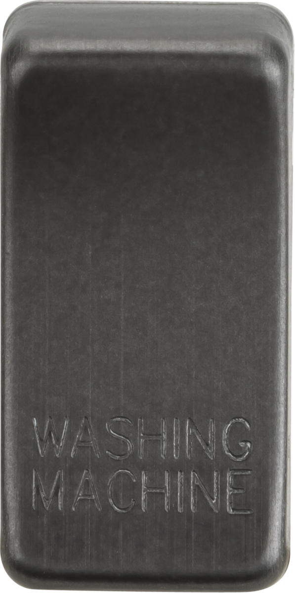 Switch cover "marked WASHING MACHINE" - smoked bronze