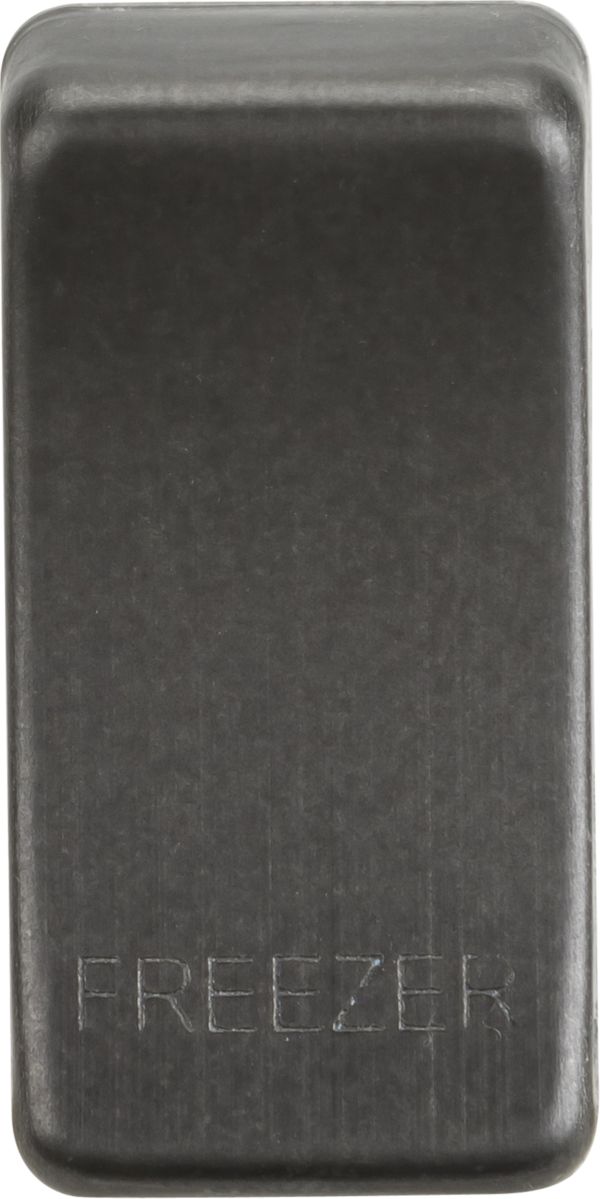 Switch cover "marked FREEZER" - smoked bronze