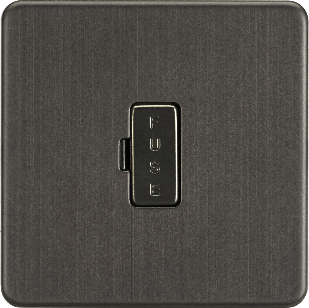 Screwless 13A Fused Spur Unit - Smoked Bronze
