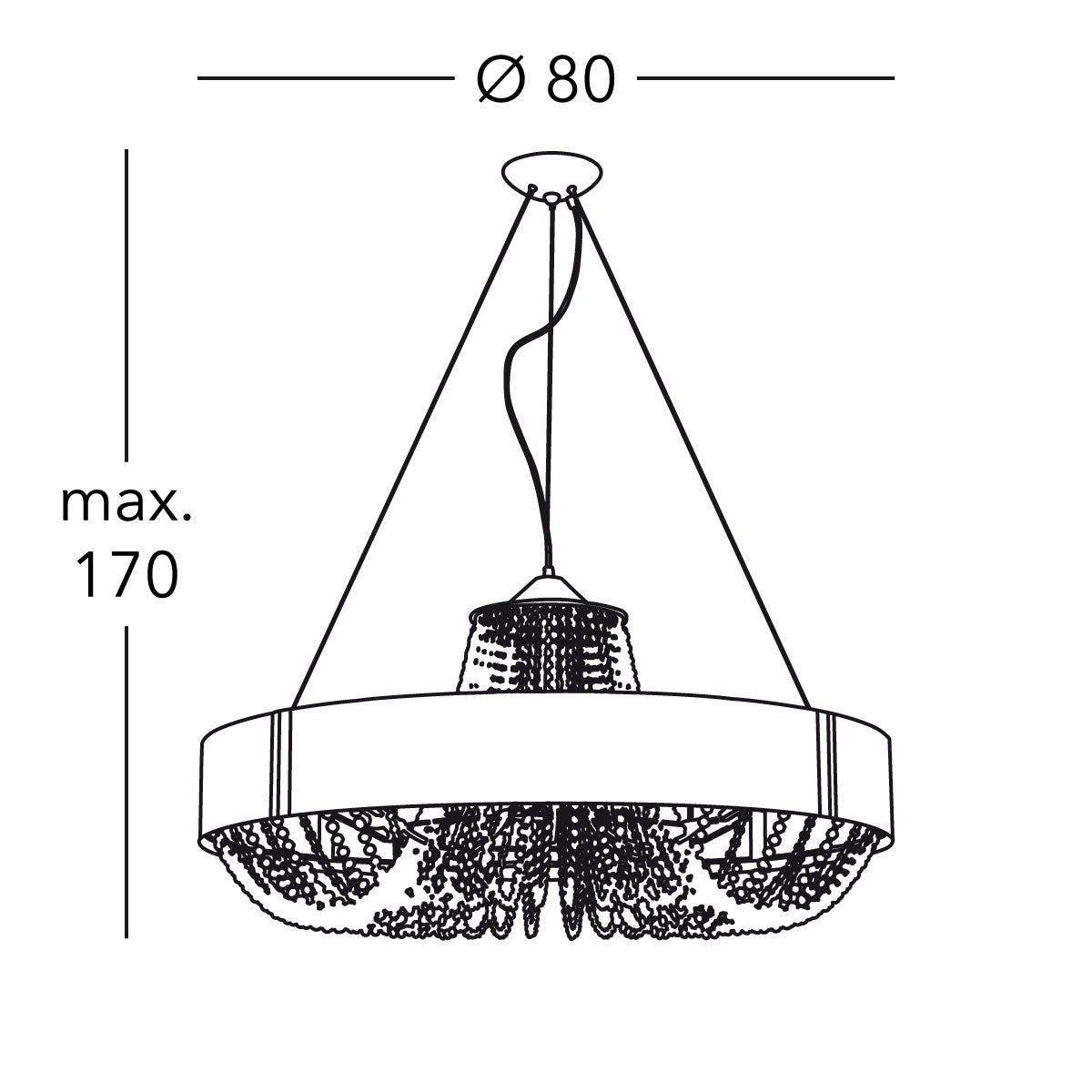 Kolarz 5020.31232.130/aq40 GIOIOSA Pendant Light