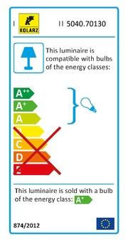 Kolarz 5040.70130.000/me30 BANKERS Table Light