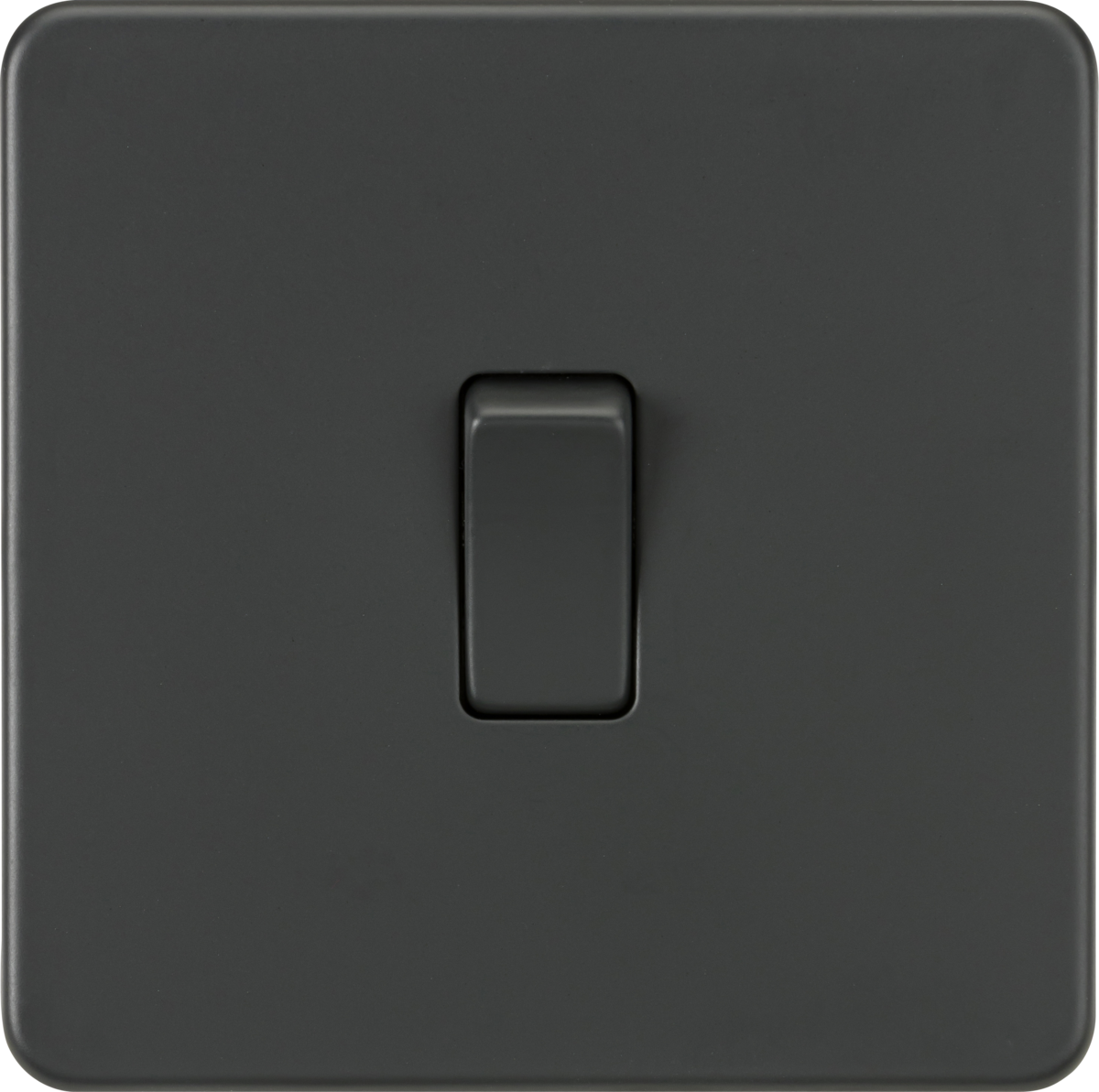 Screwless 20A 1G DP Switch - Anthracite
