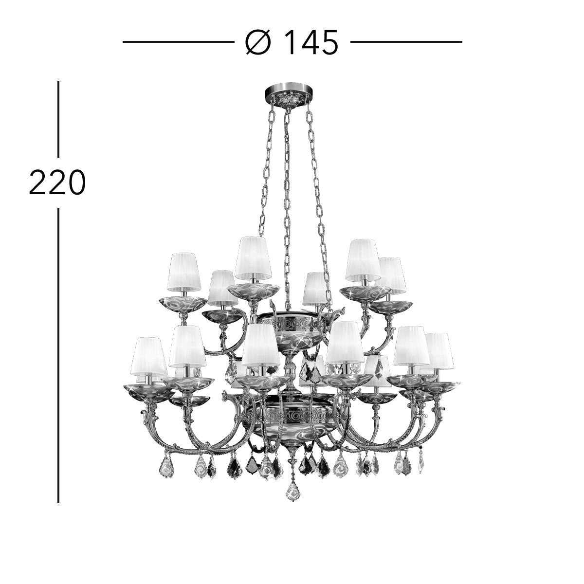 Kolarz 5130.81830.000/aq21 DUCALE Chandelier