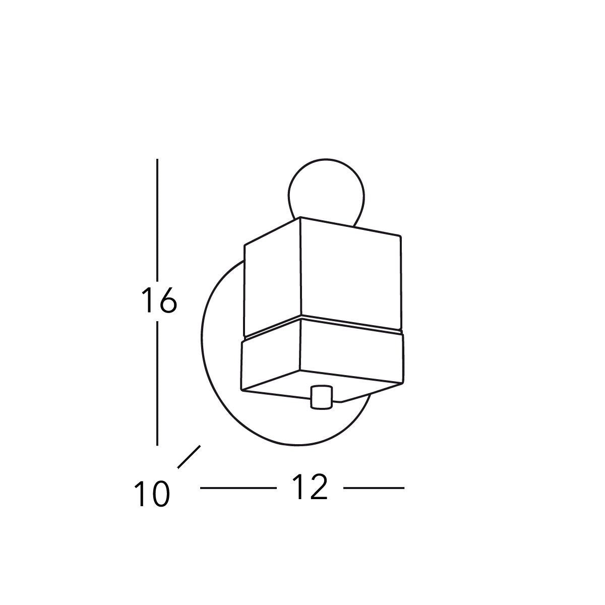 Kolarz 5200.60130 RIVIERA Wall Light