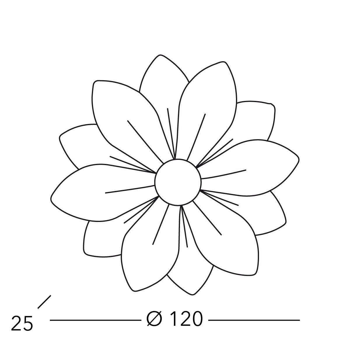 Kolarz 5230.60610 FIORE Wall Light