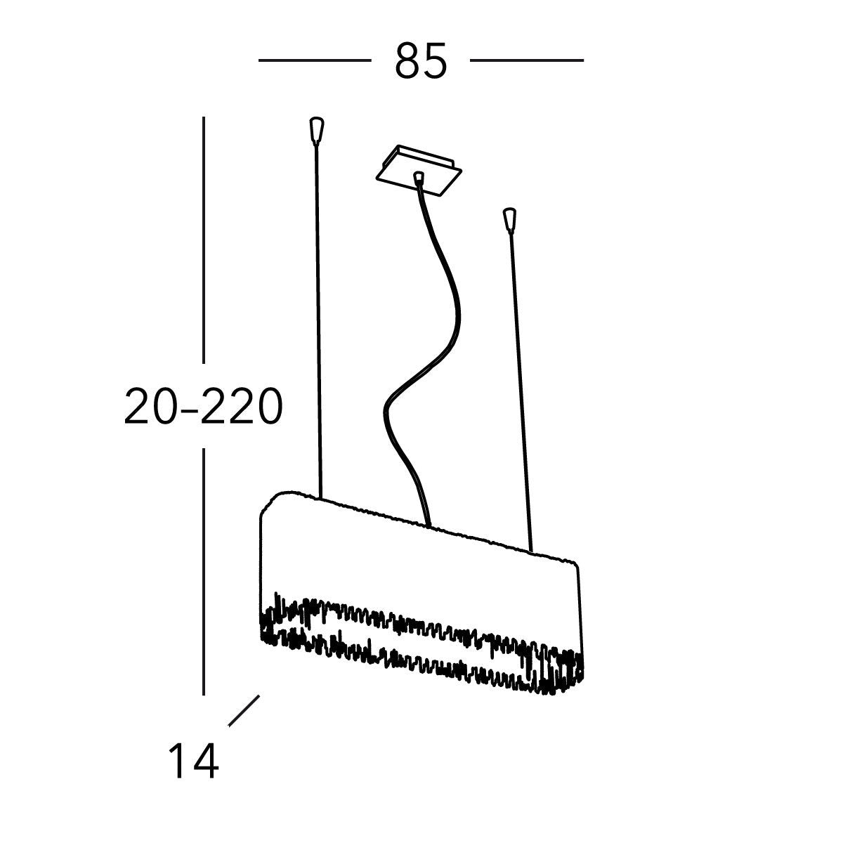 Kolarz 5323.30550 CLOUD Pendant Light