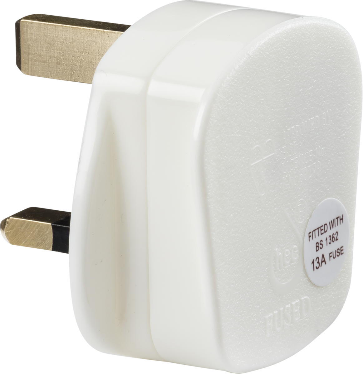 13A Rough Use Plug Top (Quick fix) - White