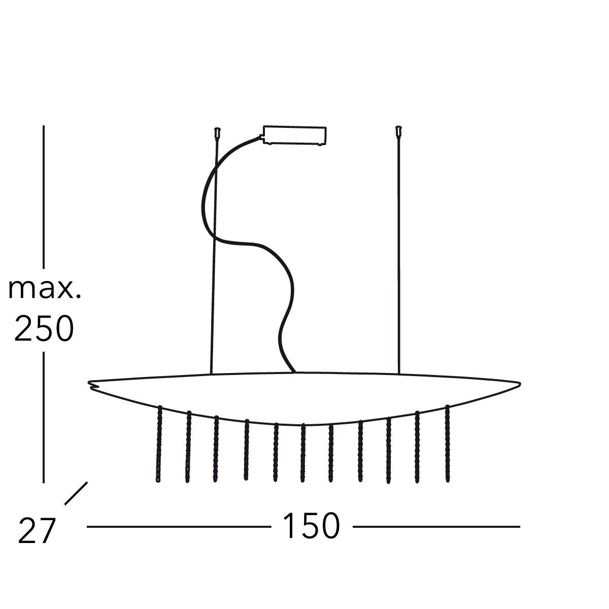 Kolarz 6001.30115.140 TULIPANO Pendant Light