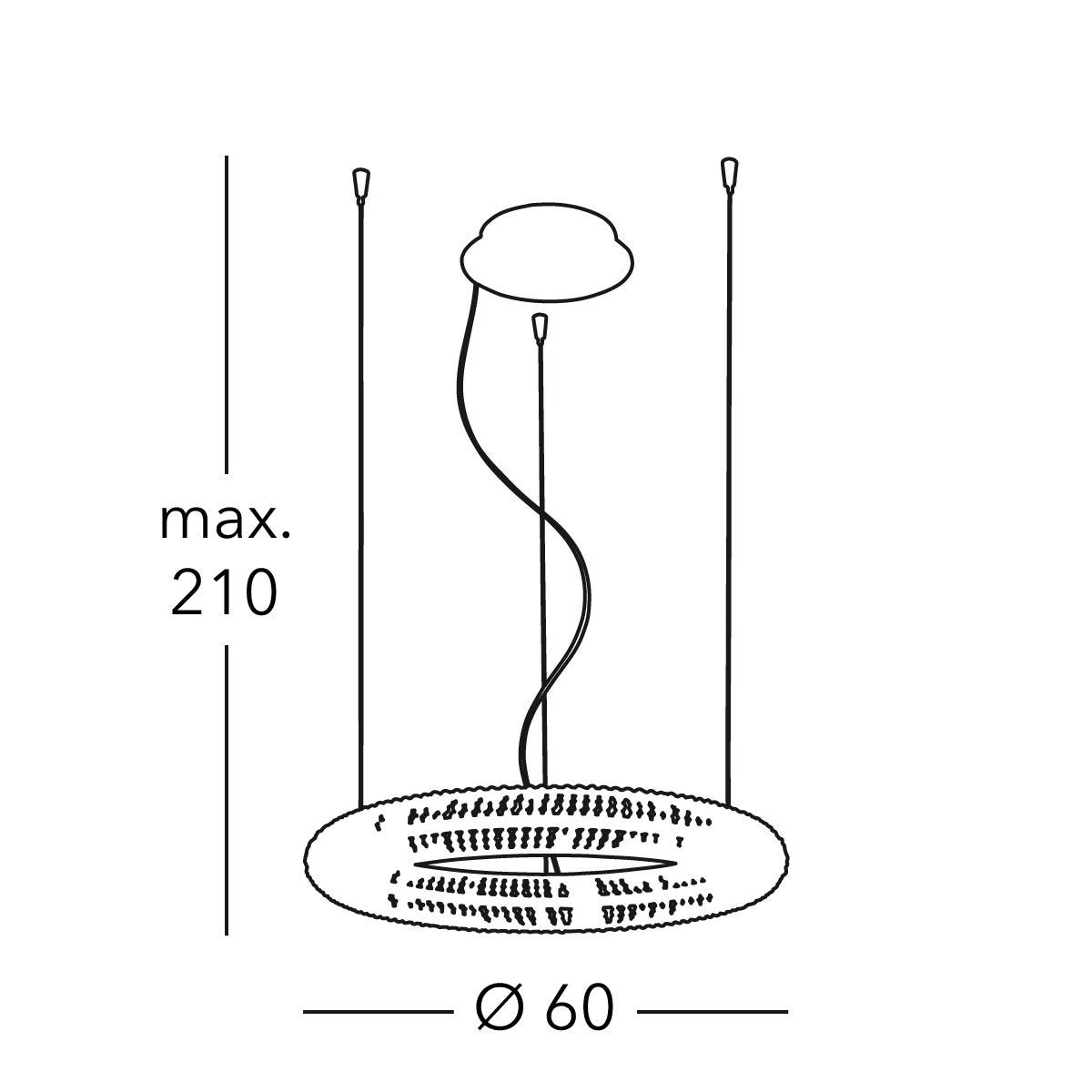 Kolarz 6004.30159.530 NOBILE Pendant Light