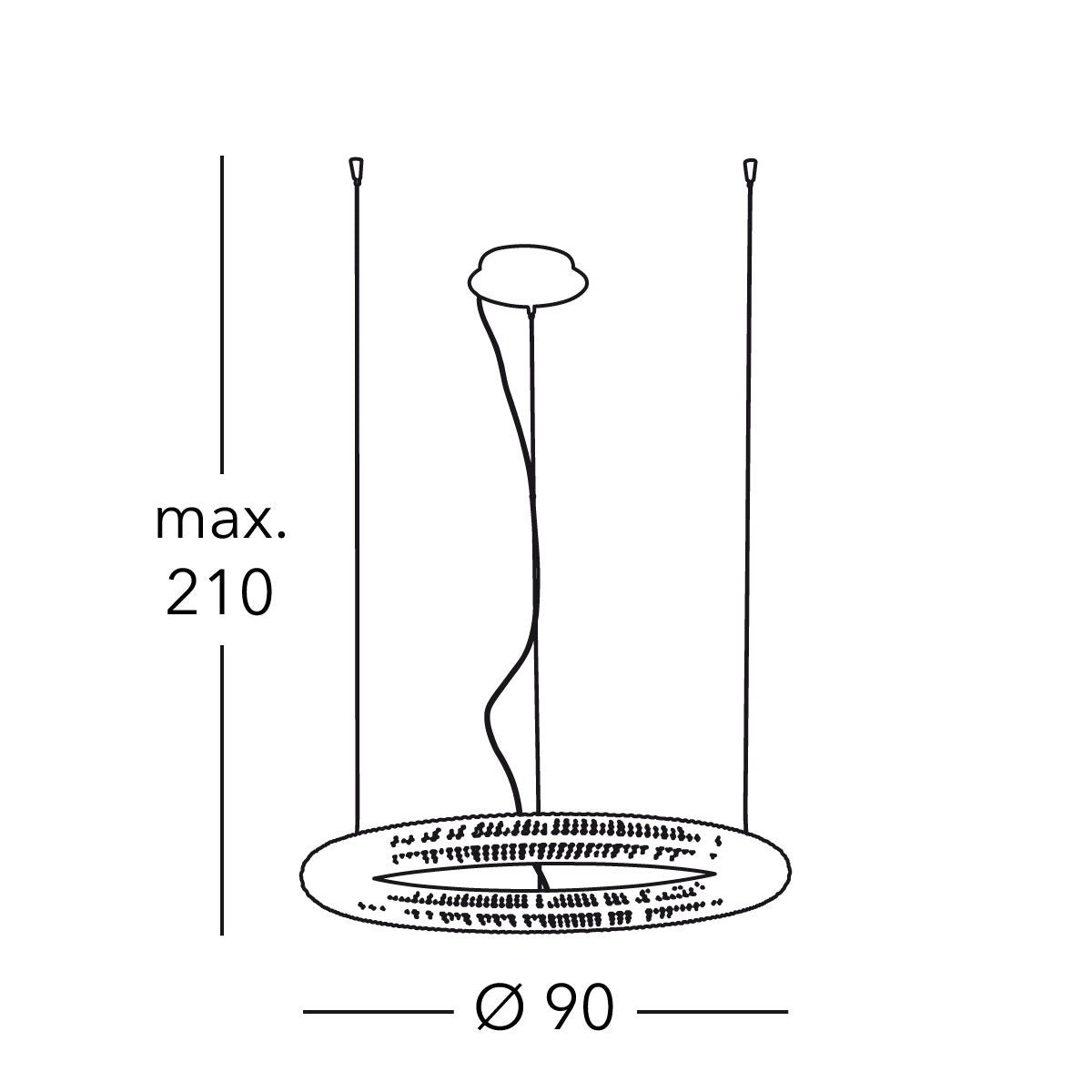 Kolarz 6004.30230.530 NOBILE Pendant Light