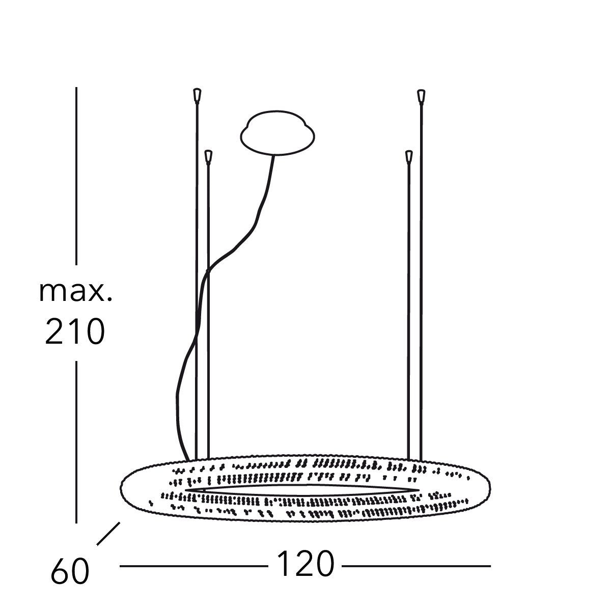 Kolarz 6004.30330.530 NOBILE Pendant Light