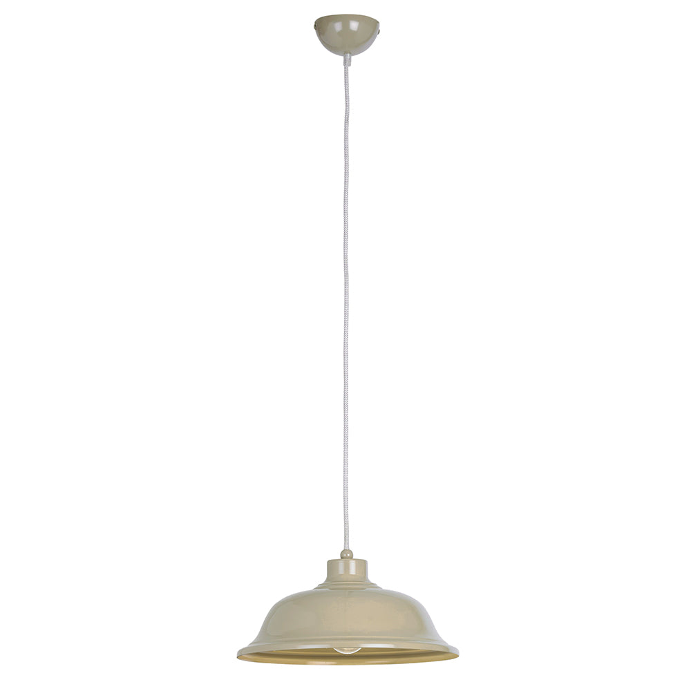Endon Lighting 60888 Laughton 1Lt Pendant Cream