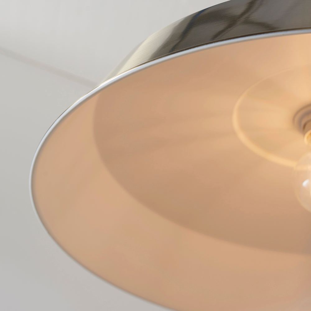 Endon Lighting 61283 Moore 1Lt Pendant Antique Brass Plate