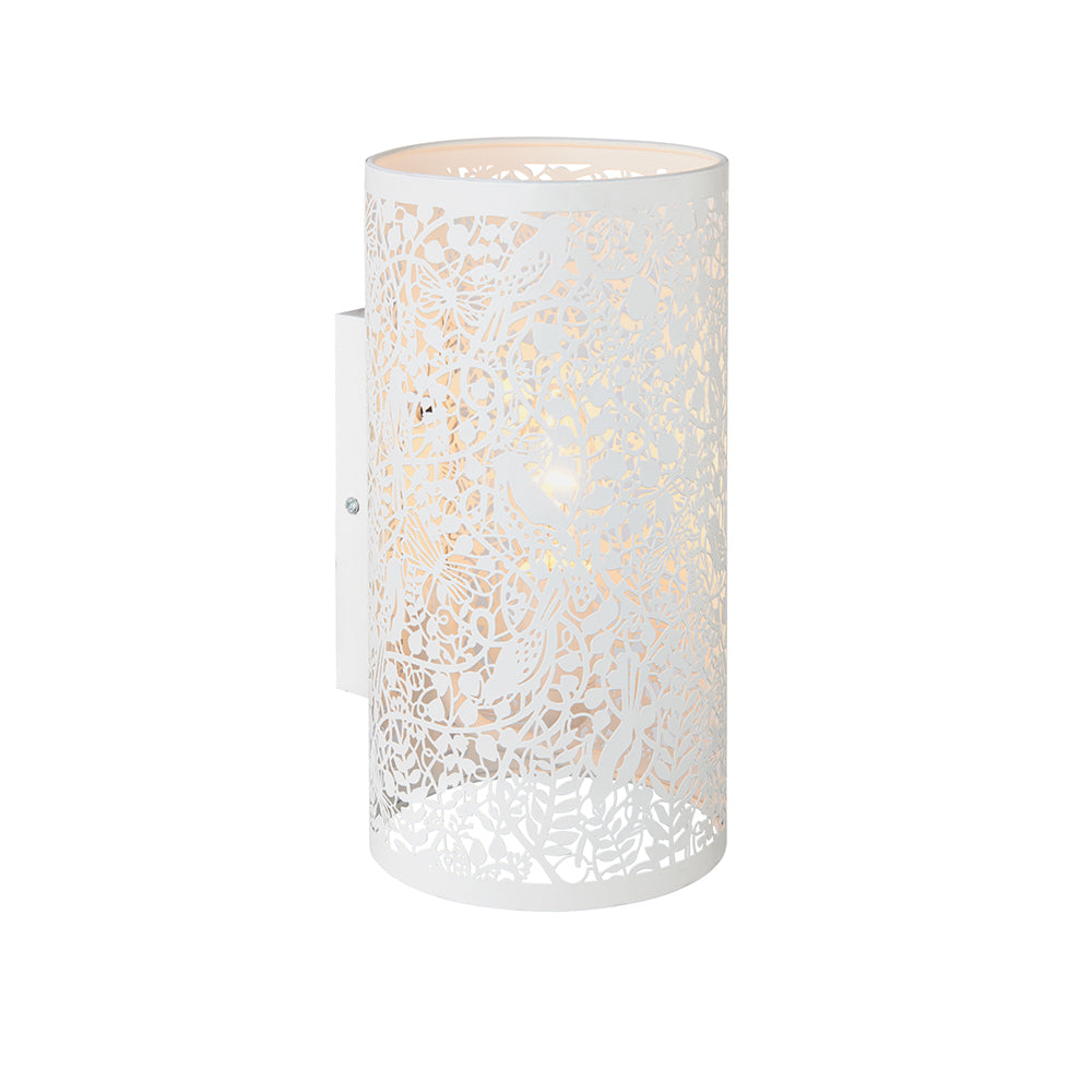 Endon Lighting 61684 Secret Garden 1Lt Wall Matt Ivory