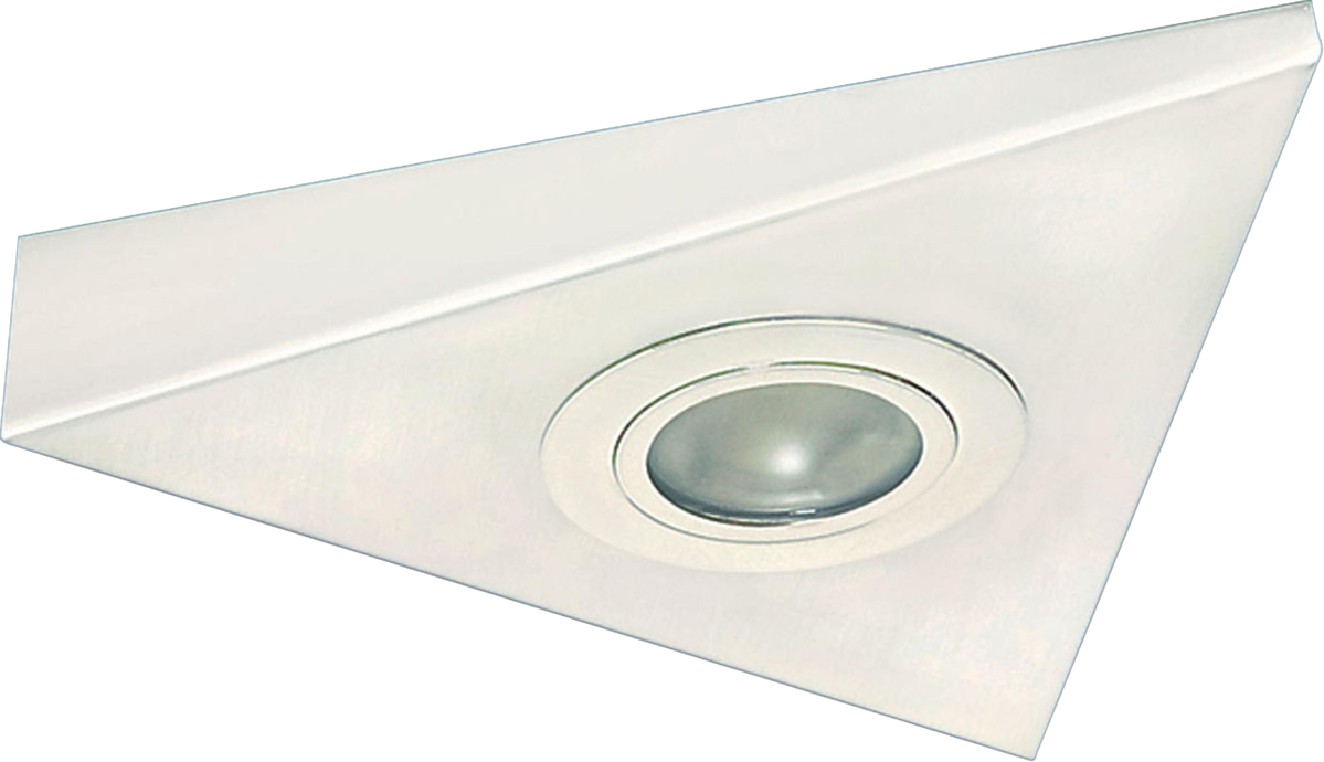 IP20 Mini Triangular Under Cabinet Fitting in White