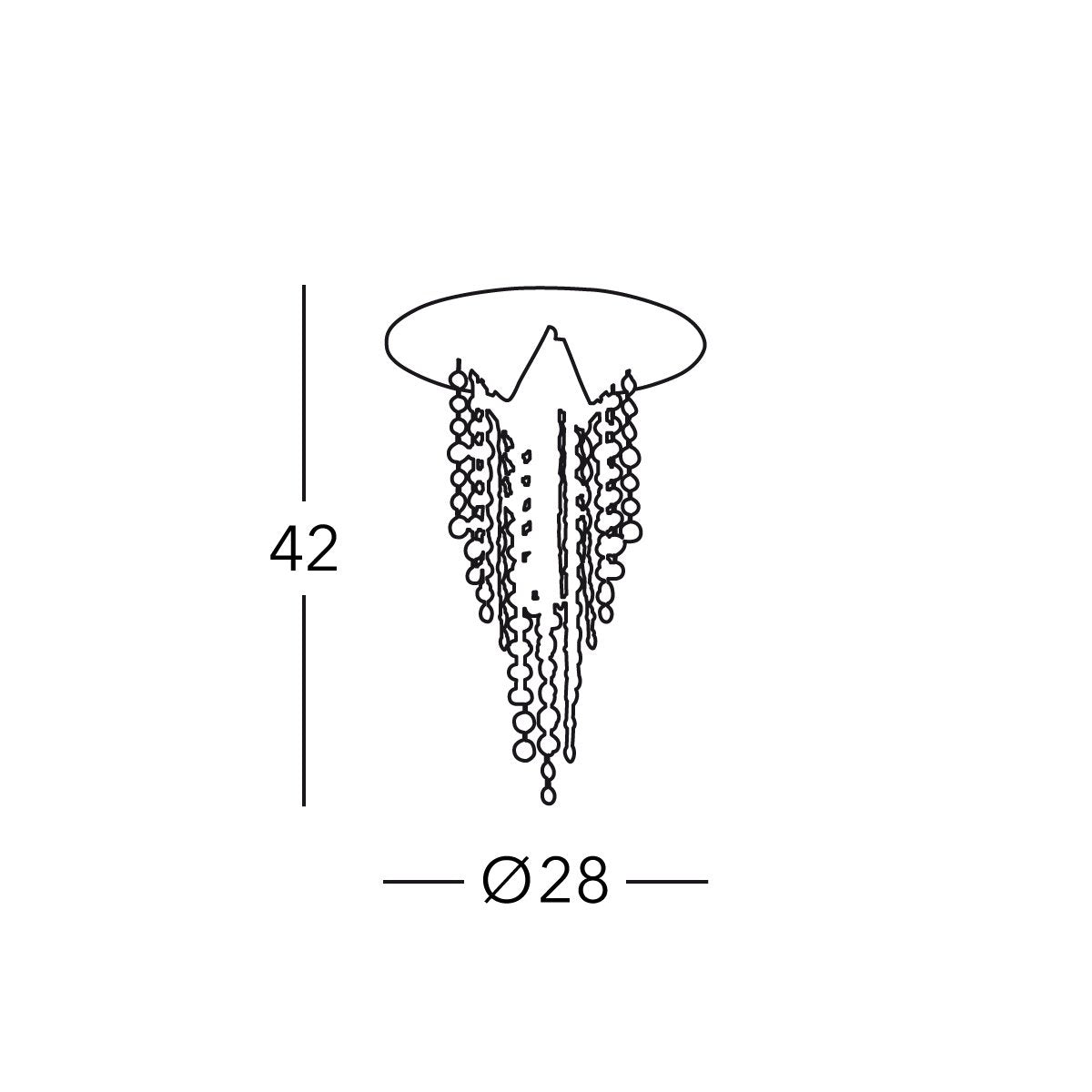 Kolarz 6310.10152.940 FONTE II Ceiling Light