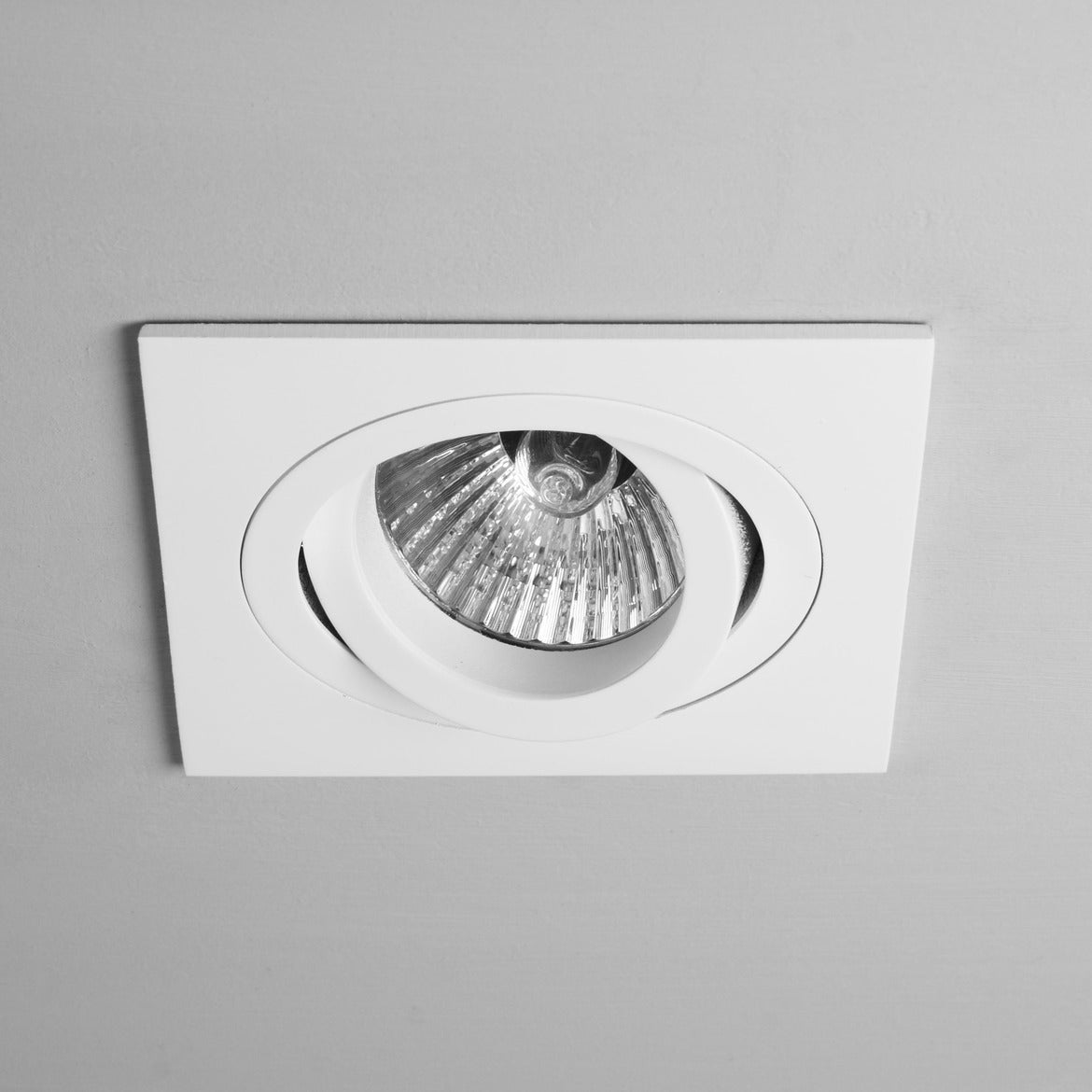Taro Square Adjustable Fire-Rated Matt White