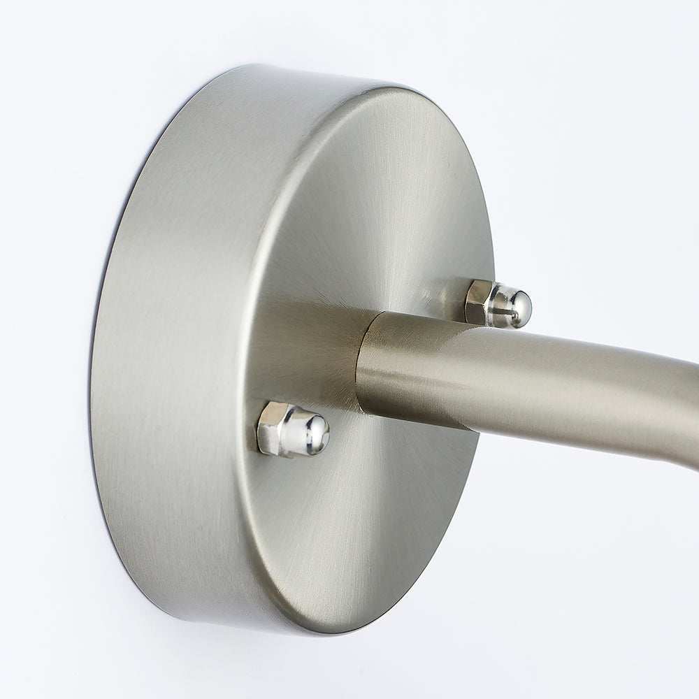 Endon Lighting 71184 North 1Lt Wall Brushed Stainless Steel & Clear Glass