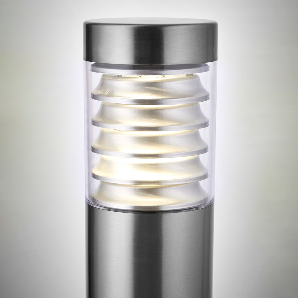 Endon Lighting 72914 Equinox Led 1Lt Floor Marine Grade Br Stainless Steel & Clear Pc