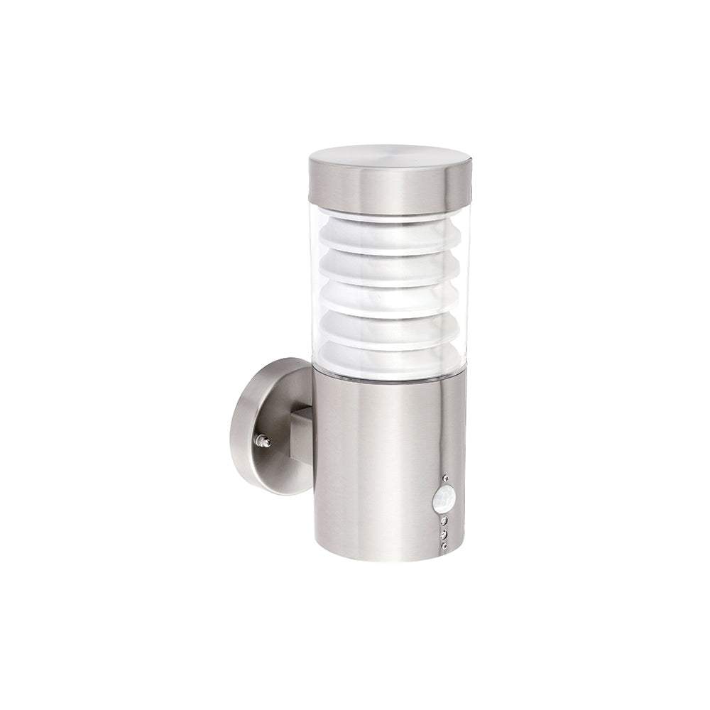 Endon Lighting 72916 Equinox Led Pir 1Lt Wall Marine Grade Br Stainless Steel & Clear Pc