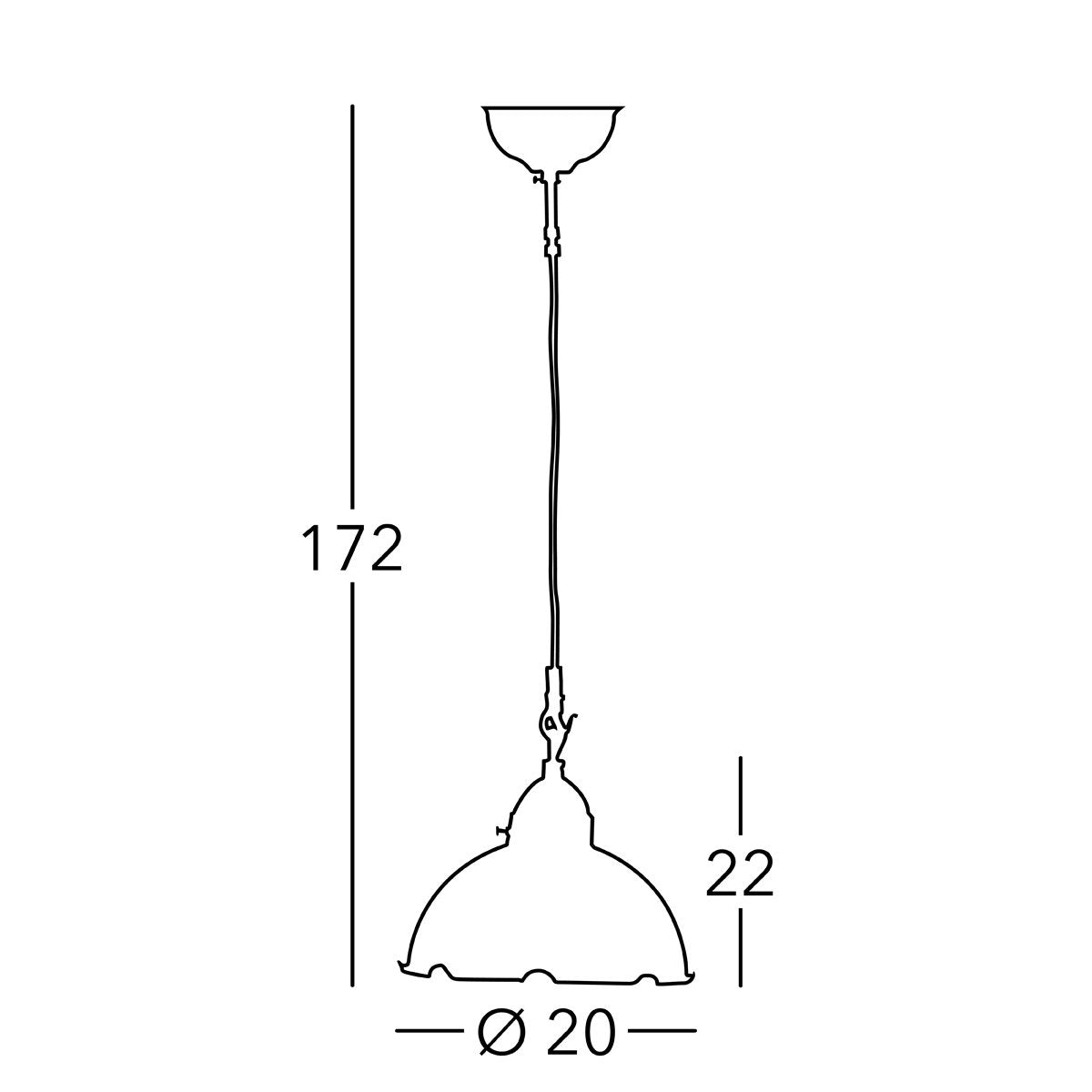 Kolarz 731.30.103 NONNA Pendant Light