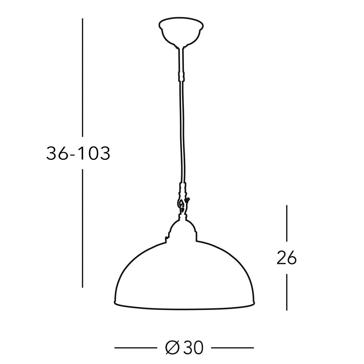 Kolarz 731.30.25 NONNA Pendant Light