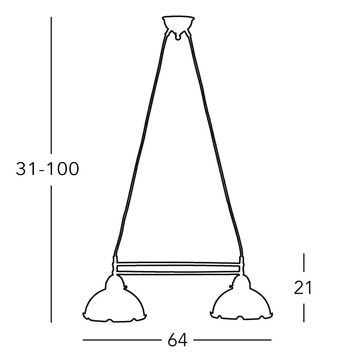 Kolarz 731.82.17 NONNA Chandelier