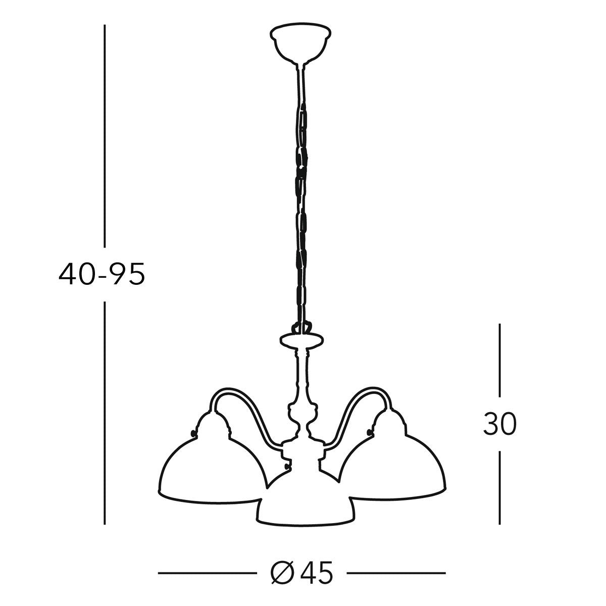 Kolarz 731.83.9 NONNA Chandelier