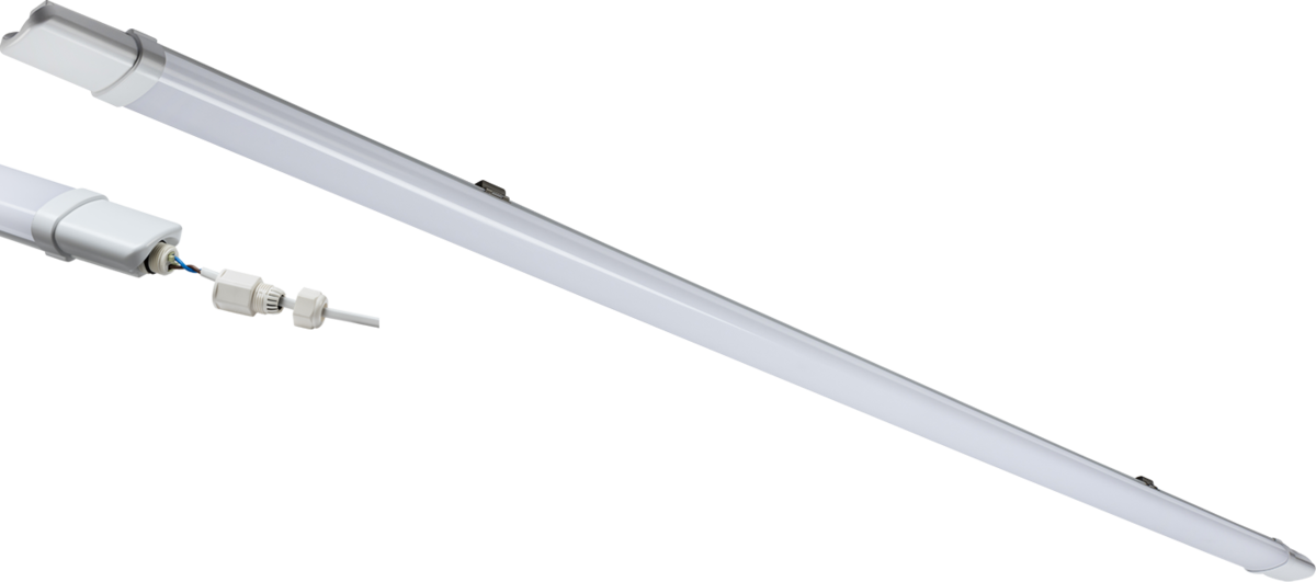 TorlanECO Fast Fix 230V IP65 5FT 1530mm 45W LED Batten - 5700K