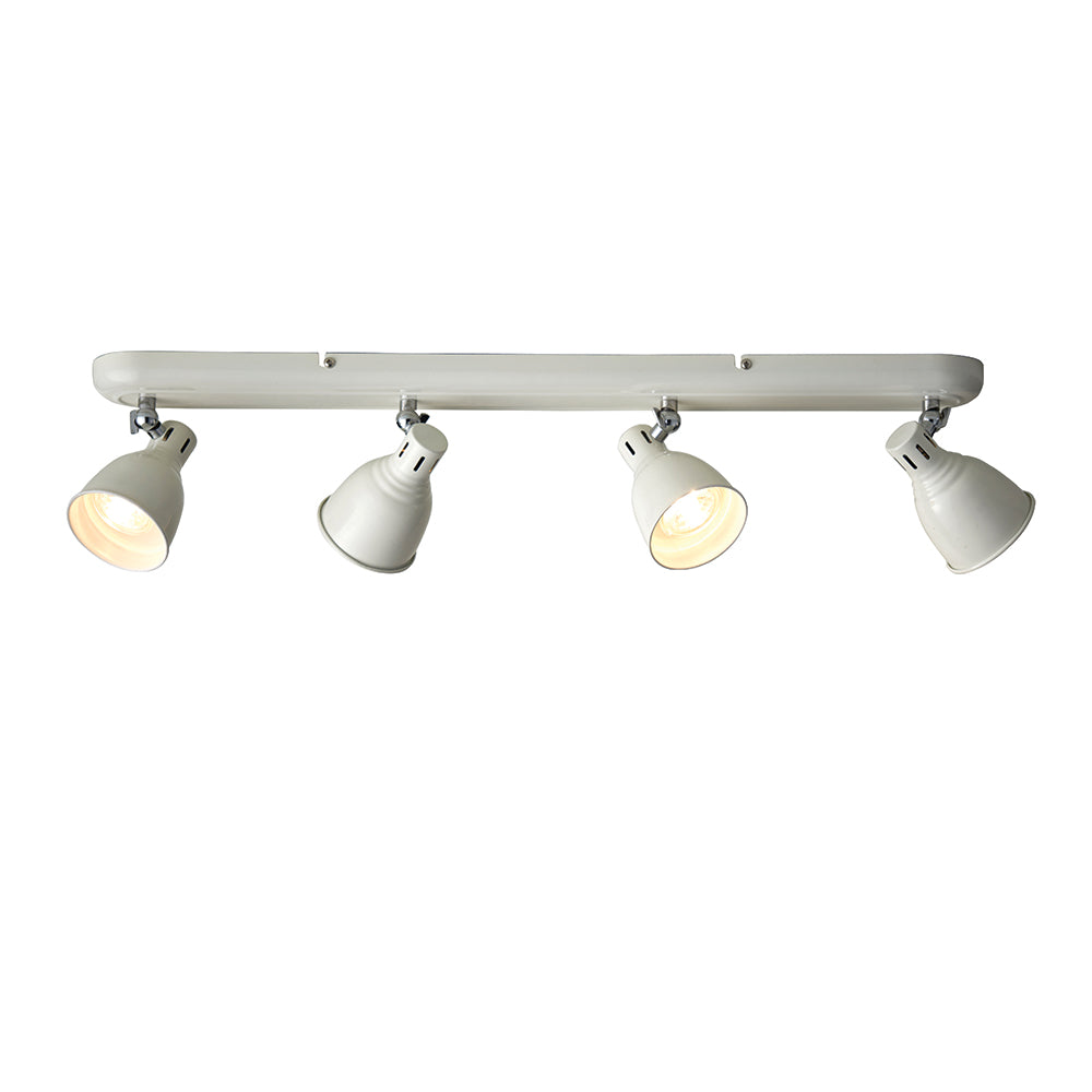 Endon Lighting 76290 Westbury 4Lt Spot Gloss Ivory Paint & Gloss White
