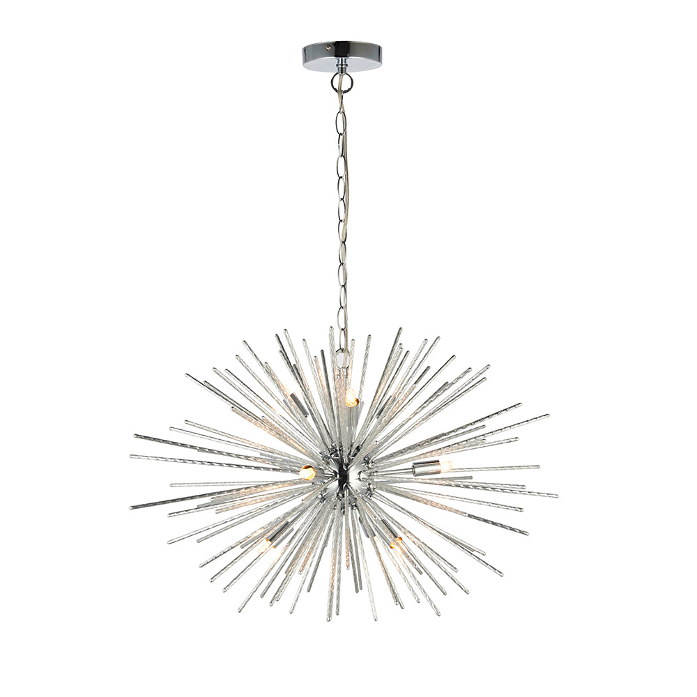 Endon Lighting 76350 Lena 9Lt Pendant Chrome Plate