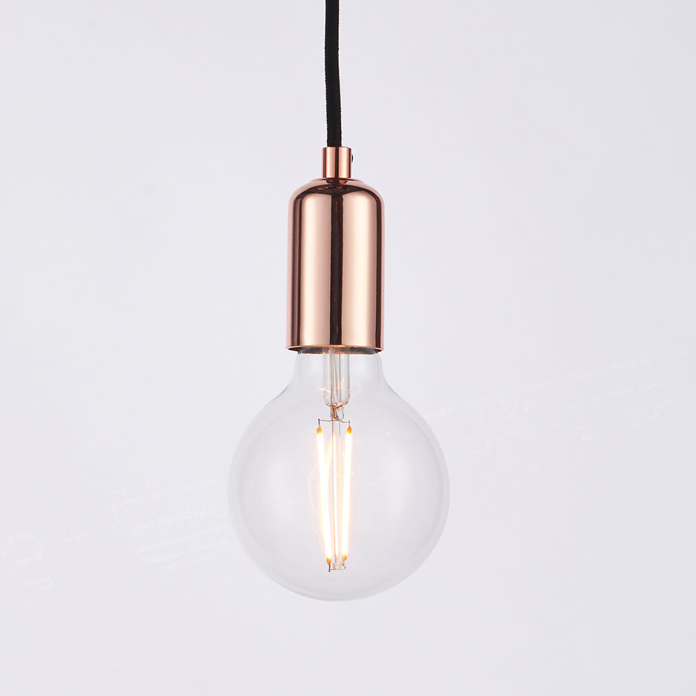 Endon Lighting 76580 Studio 6Lt Pendant Copper Plate